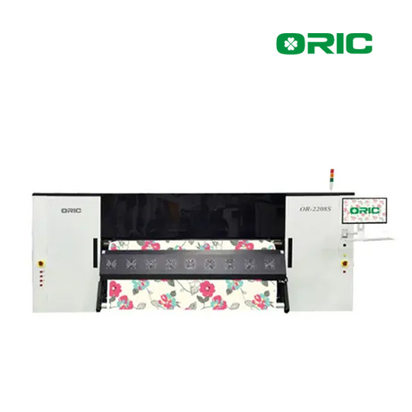 OR-2208S Industrial Rubber Roll Dye Sublimation Printer with Eight S3200 Heads