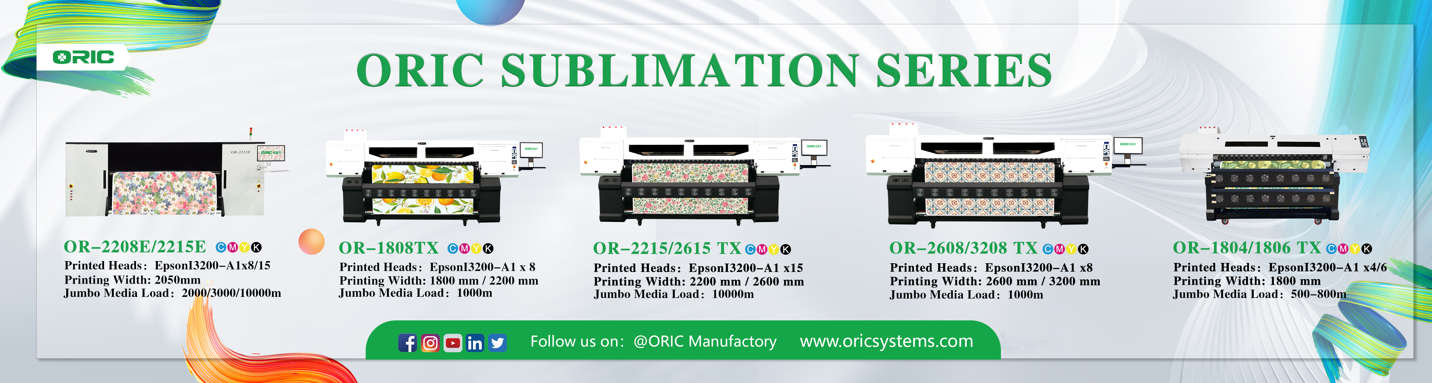 ORIC sublimation series