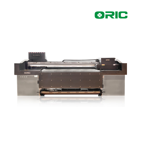 OR-1806E Pro 1.8m Hybrid UV Machine (With Six I3200-U1 hHeads) Varinsh / Matte / Bronzing Multi-layer UV Printer